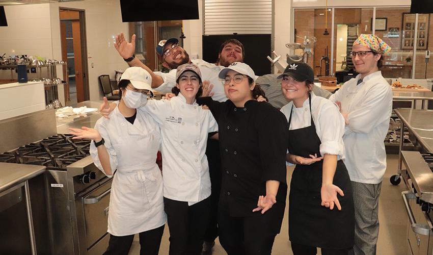 Group picture of the Culinary Arts students.